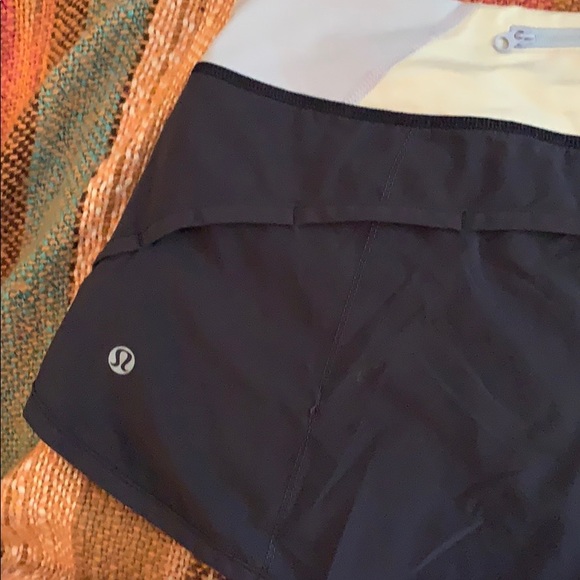 Lululemon shorts. Size 6. Dark blue/gray - Picture 3 of 5